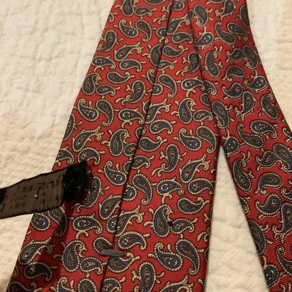 Dior paisley silk tie